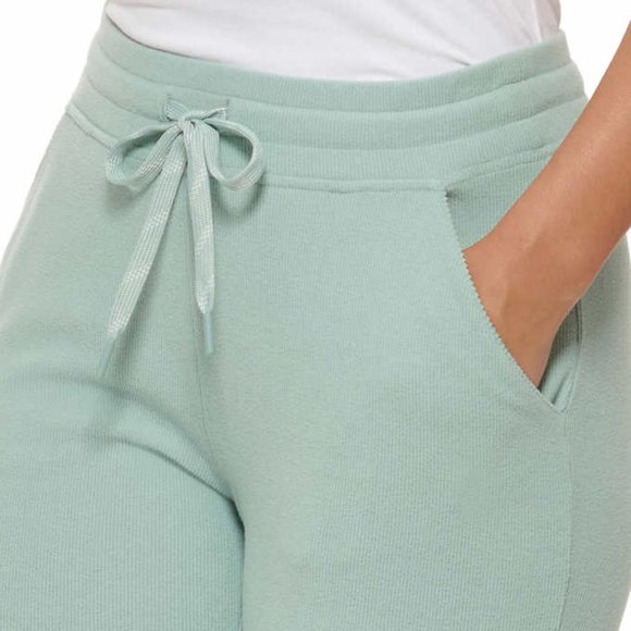 NWoT Andrew Marc Women's Ribbed Knit Jogger Sweatpants Jade Size L $70 4D007 - Picture 4 of 4